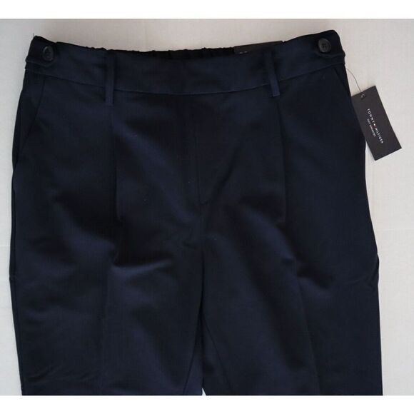 Tommy Hilfiger H3RP0244 Women's Sz 10 Navy Blue Tapered Leg Dress Pants - Picture 6 of 9